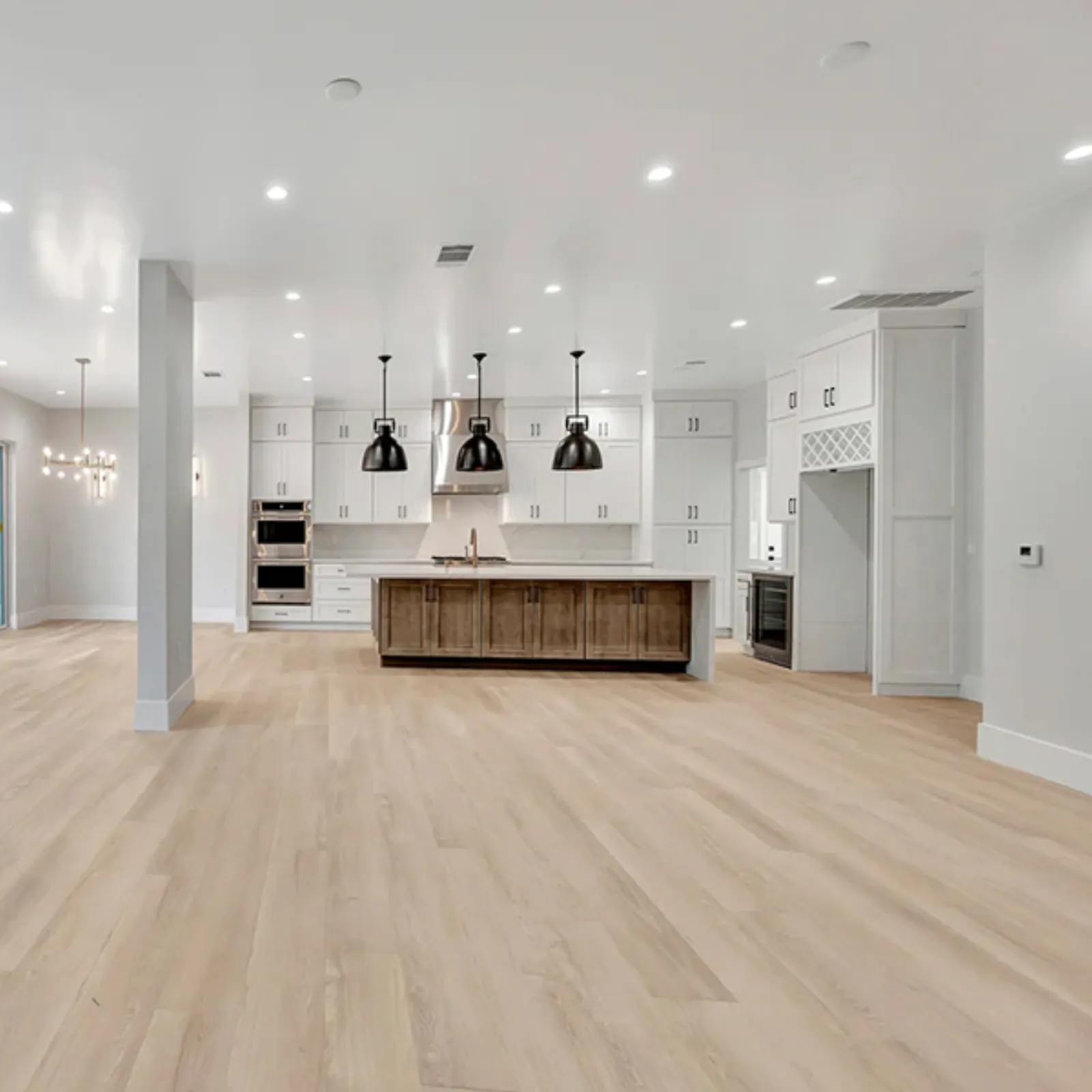 Finished kitchen from a PMK Development addition and renovation project in La Cañada Flintridge